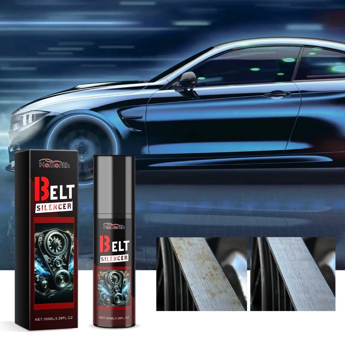 Spray Lubrifiant de courroie de voiture 320 ML